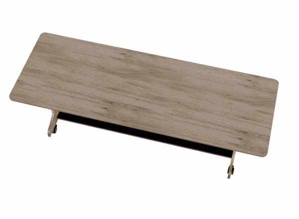 Hoogzit tafel 220 x 64 cm – Grey Craft Oak