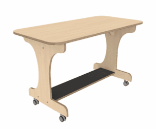 Inzettafel op maat (passend in J-tafel 180) – Berken foto 2