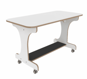 Inzettafel op maat (passend in J-tafel 180) – Wit foto 2