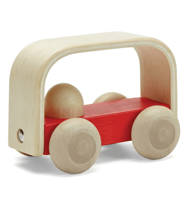 houten babyauto