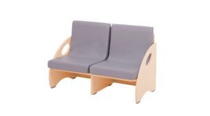 Dubbel Zitbankje met zitkussens