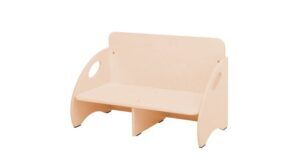 Dubbel Zitbankje met zitkussens foto 2