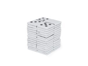 Set van 28 Softplay Dominostenen met opberghoes foto 2