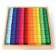 Bauspiel 100 stuks Acrylstenen in houten box
