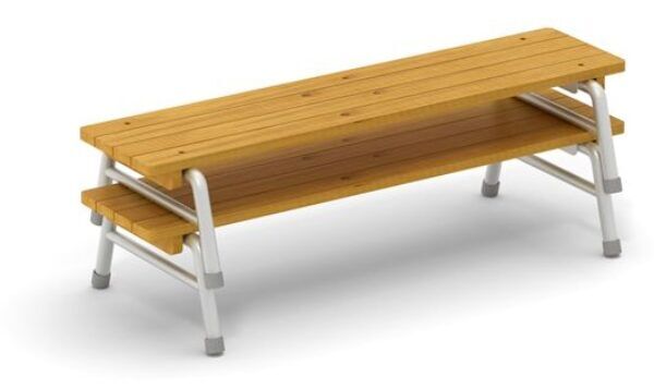 Buitenbanken 2 stuks 150 cm – Stapelbaar