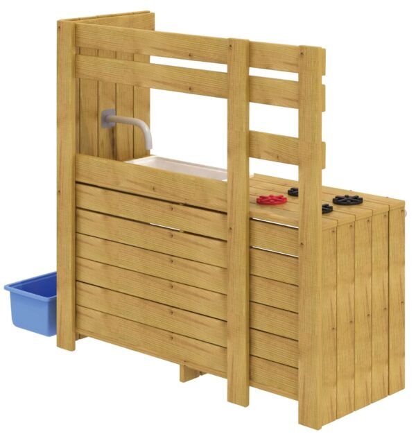 Buitenkeuken met pomp