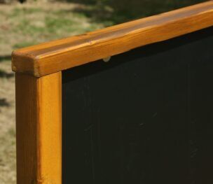 Stevig Krijtbord 2-zijdig voor Buiten foto 2