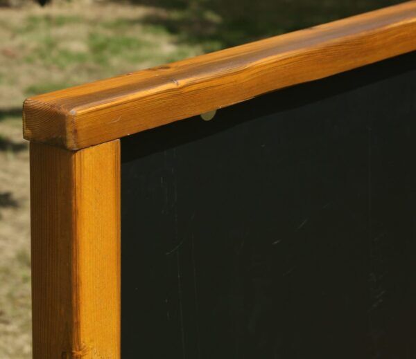 Stevig Krijtbord 2-zijdig voor Buiten