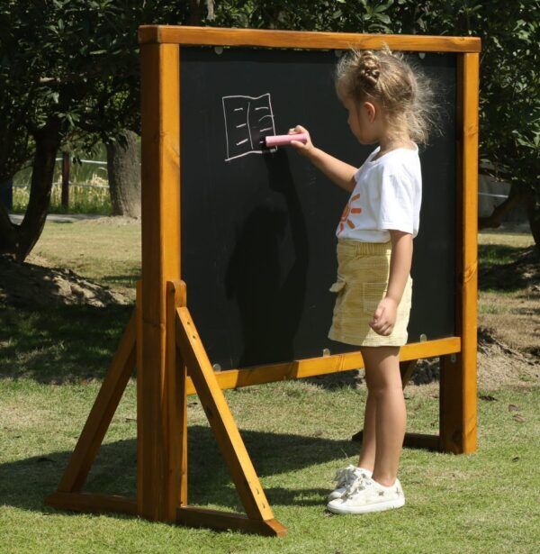 Stevig Krijtbord 2-zijdig voor Buiten