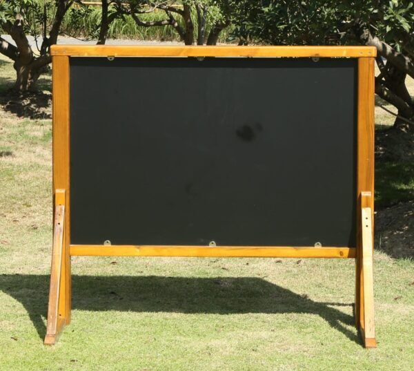 Stevig Krijtbord 2-zijdig voor Buiten