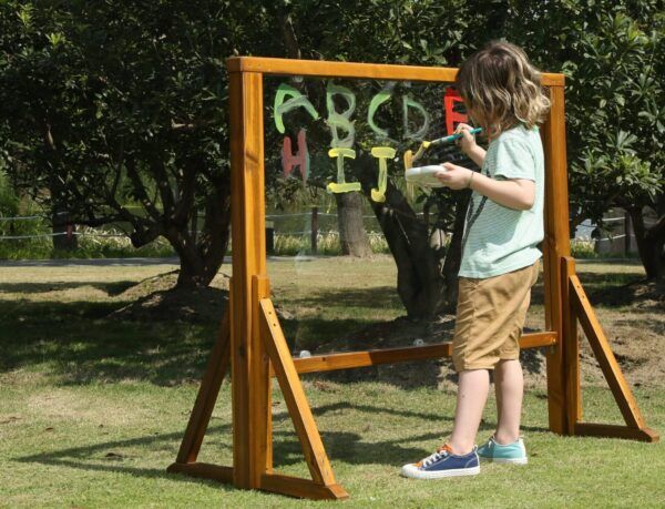 Transparante Schildersezel 2-zijdig voor Buiten