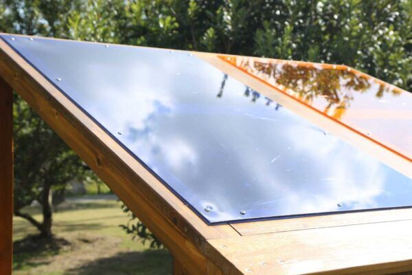 Acrylglas Regenbooghuis Buiten