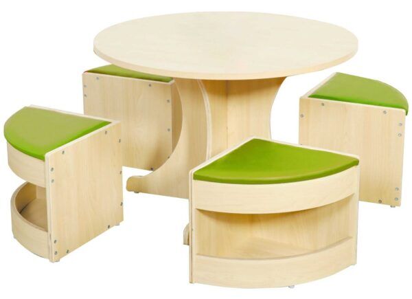 Ronde tafel en stoelen set