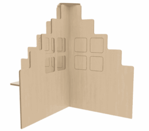 Roomdivider T-Model Huis – Berken
