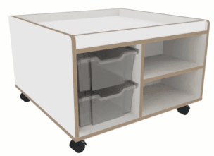 Verrijdbare Thematafel – Wit