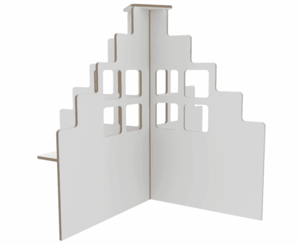 Roomdivider X-Model Huis – Wit