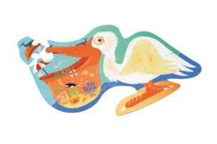 Contour Puzzel – PELIKAAN