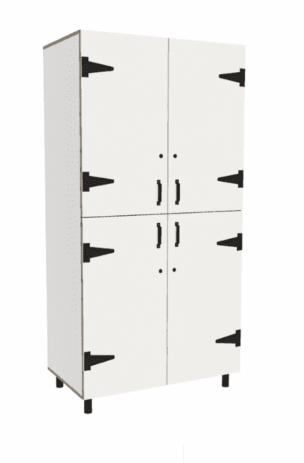 Leidsterkast Rotterdam 100 x 55 x 200 cm – Wit