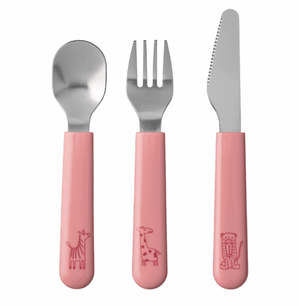 Kinderbestekset Mepal Mio 3-delig – deep pink