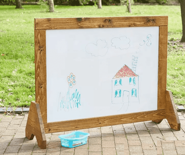 Dubbelzijdig Whiteboard Buiten foto 1