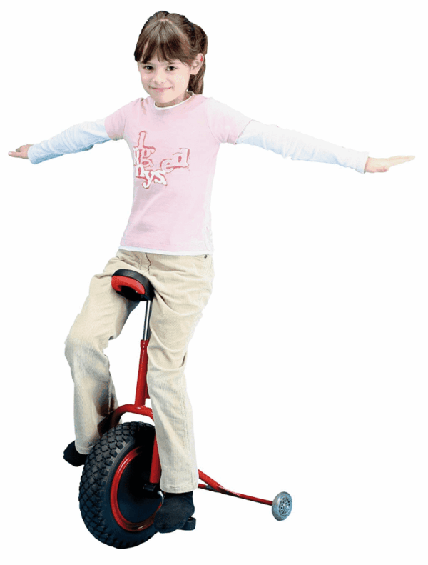 Eénwieler – Balanswiel Rood