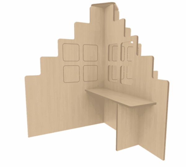 Roomdivider T-Model Huis – Berken