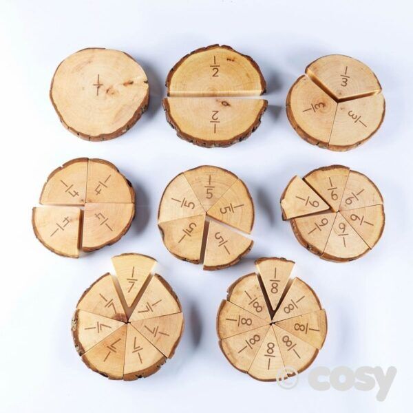 Natuurlijke breukenset – 36 stuks