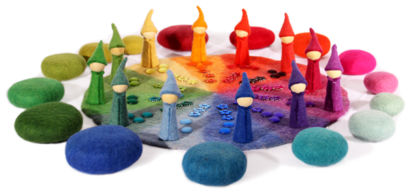 Bauspiel Small World – Kleurenwiel van vilt 52 cm