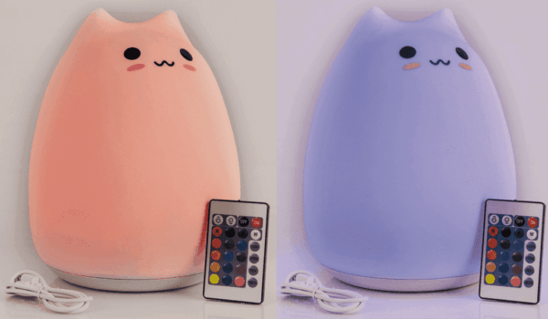 Siliconen Kattenlampje – Nachtlampje 25 cm