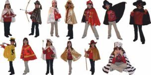 Kinder Verkleedset – Kostuum 13-delig “Beroepen/Geschiedenis”