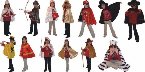 Kinder Verkleedset – Kostuum 13-delig “Beroepen/Geschiedenis”