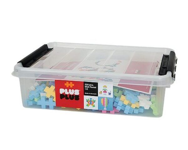 Plus-Plus Midi Bouwstenen – 200 stuks Pastelkleuren