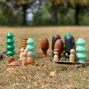 Small World Houten Bomen – 10 stuks