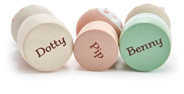 Tender Leaf Houten Popjes – Konijnenfamilie