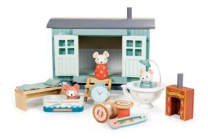 Tender Leaf Houten Herdershut met accessoires