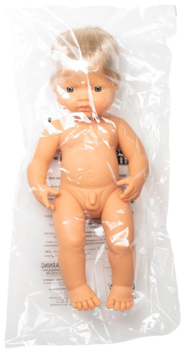 Miniland Pop Europese jongen met haar -38 cm foto 2