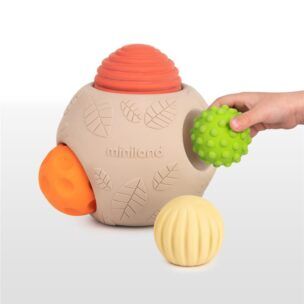 Miniland Zintuigelijke ballen van natuurlijk rubber foto 2