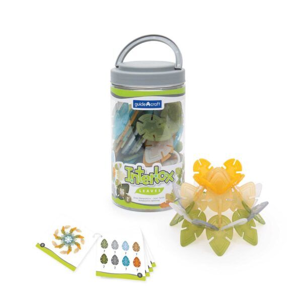 Guidecraft Interlox Bladeren – 96 stuks