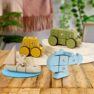 Guidecraft Snap Block Voertuigen – 32 onderdelen