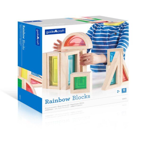 Guidecraft Regenboog Blokken – 10 stuks