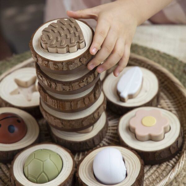 Guidecraft Natuur Voelen en Vinden – Set 24 stuks