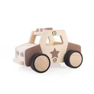 Guidecraft Houten Politieauto