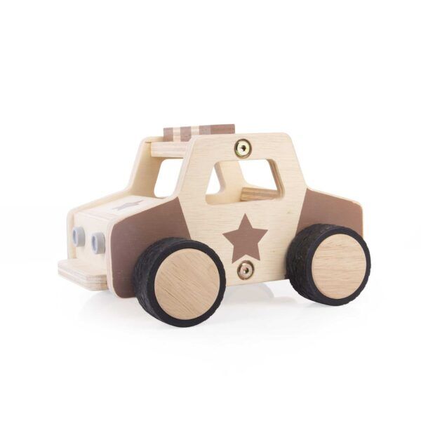 Guidecraft Houten Politieauto