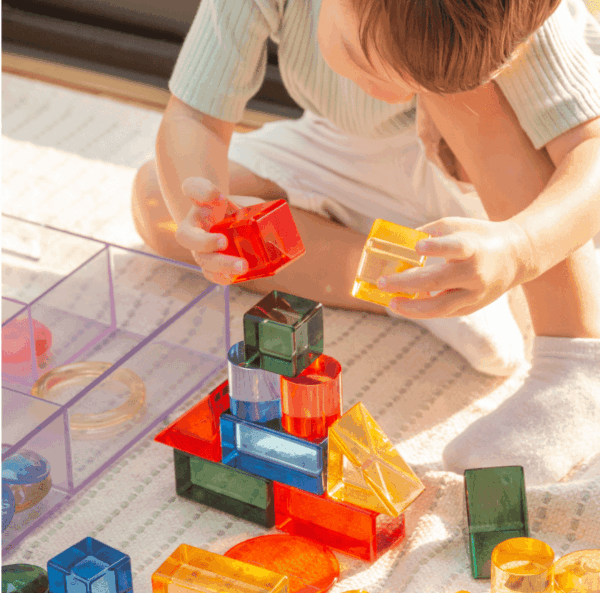 Guidecraft Licht en kleur: Peuter Loose Parts Stem Set