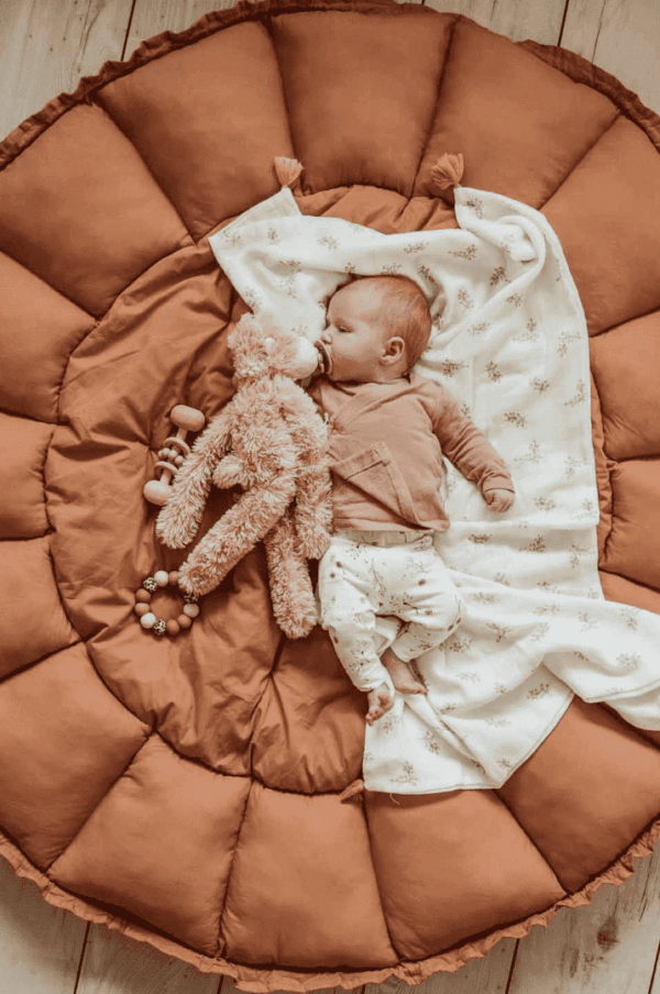 Play&Go Bloom Tawny Brown 3in1 Organisch Babymatje- Babynestje