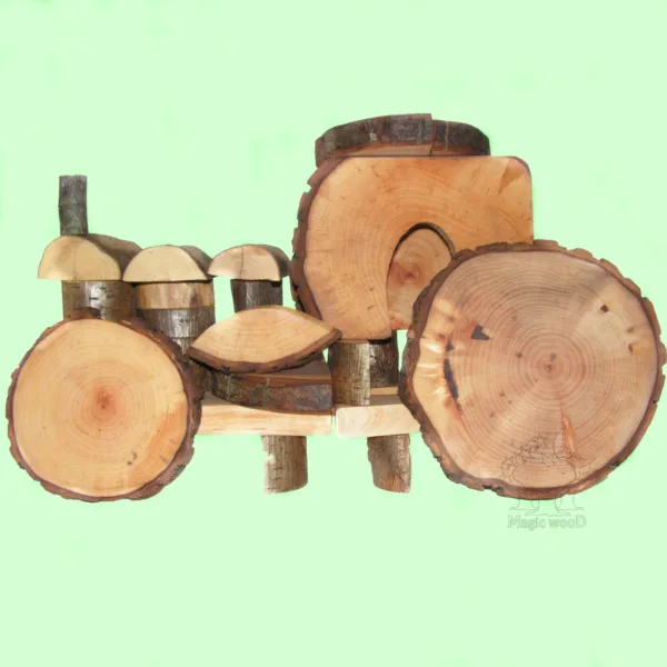 Woods Creatieve Boomblokken – 70 onderdelen