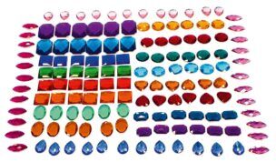 Bauspiel Fonkelstenen – Mixed Set 144 stuks