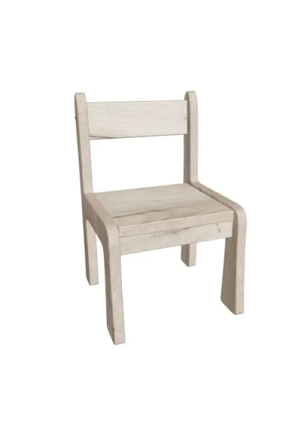 Keukenhof peuter stoel zithoogte 28 cm – Grey craft oak foto 1