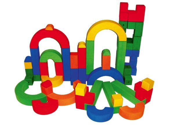 Bauspiel Junior Bouwset Groot – 72-delig