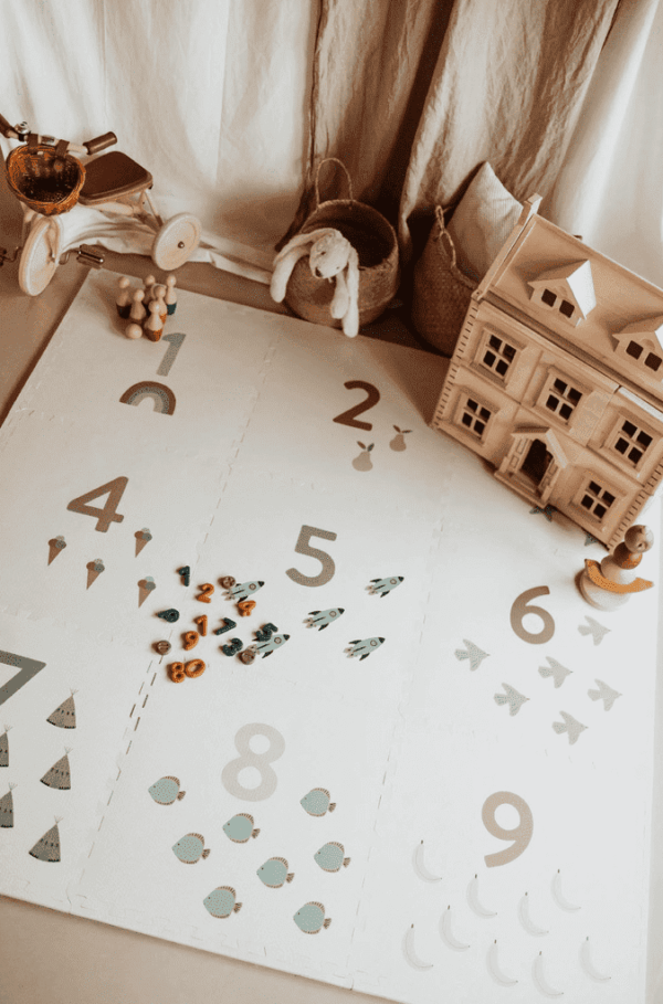 2 in 1 Play&Go Cijfers Puzzel-Speelmat